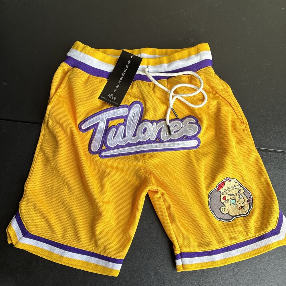 Tulones Streetwear TL-CC Collectors Shorts Mens - EMBROIDERED LOGO - Lakers